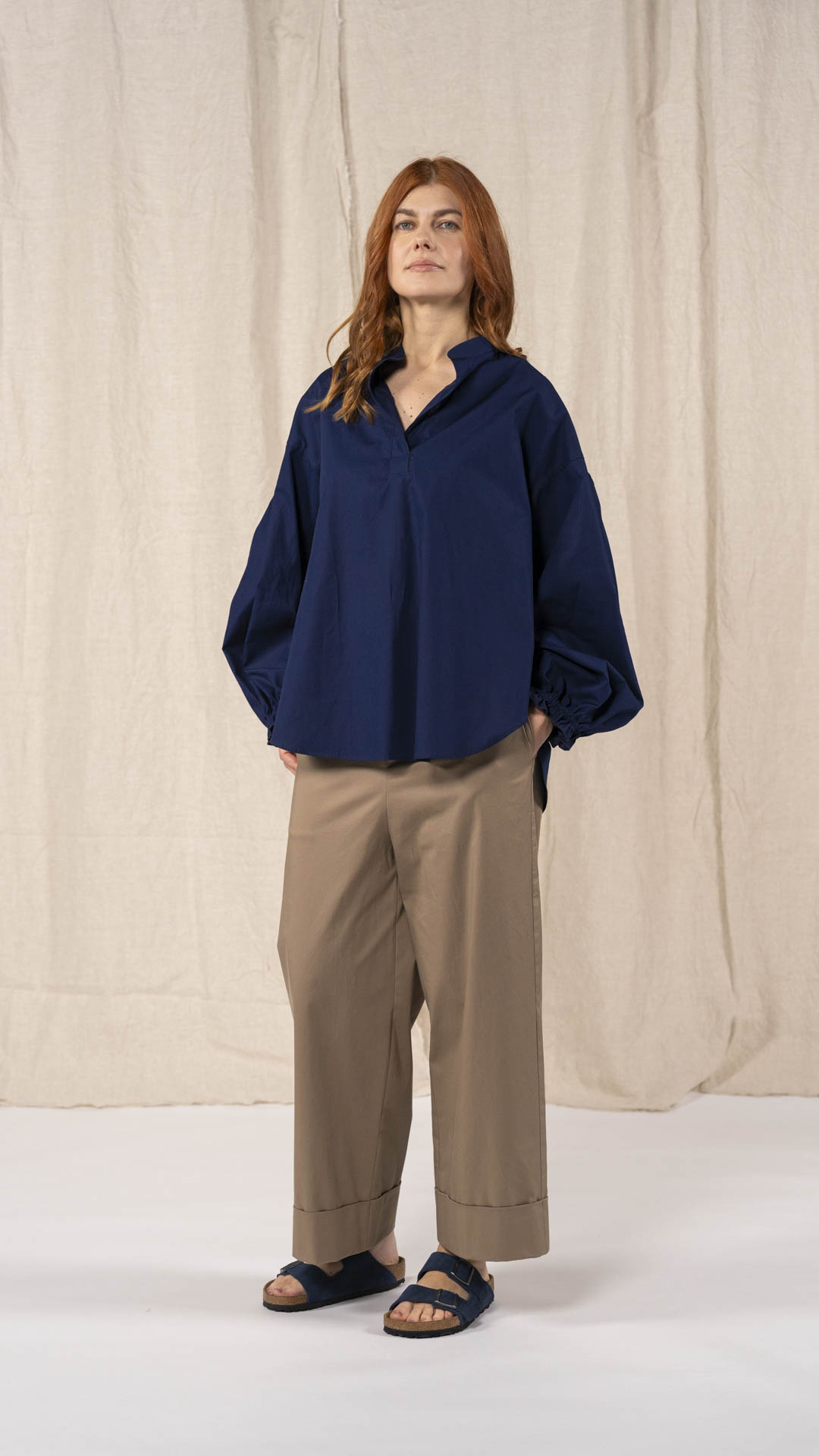 immagine camicia arca blu navy