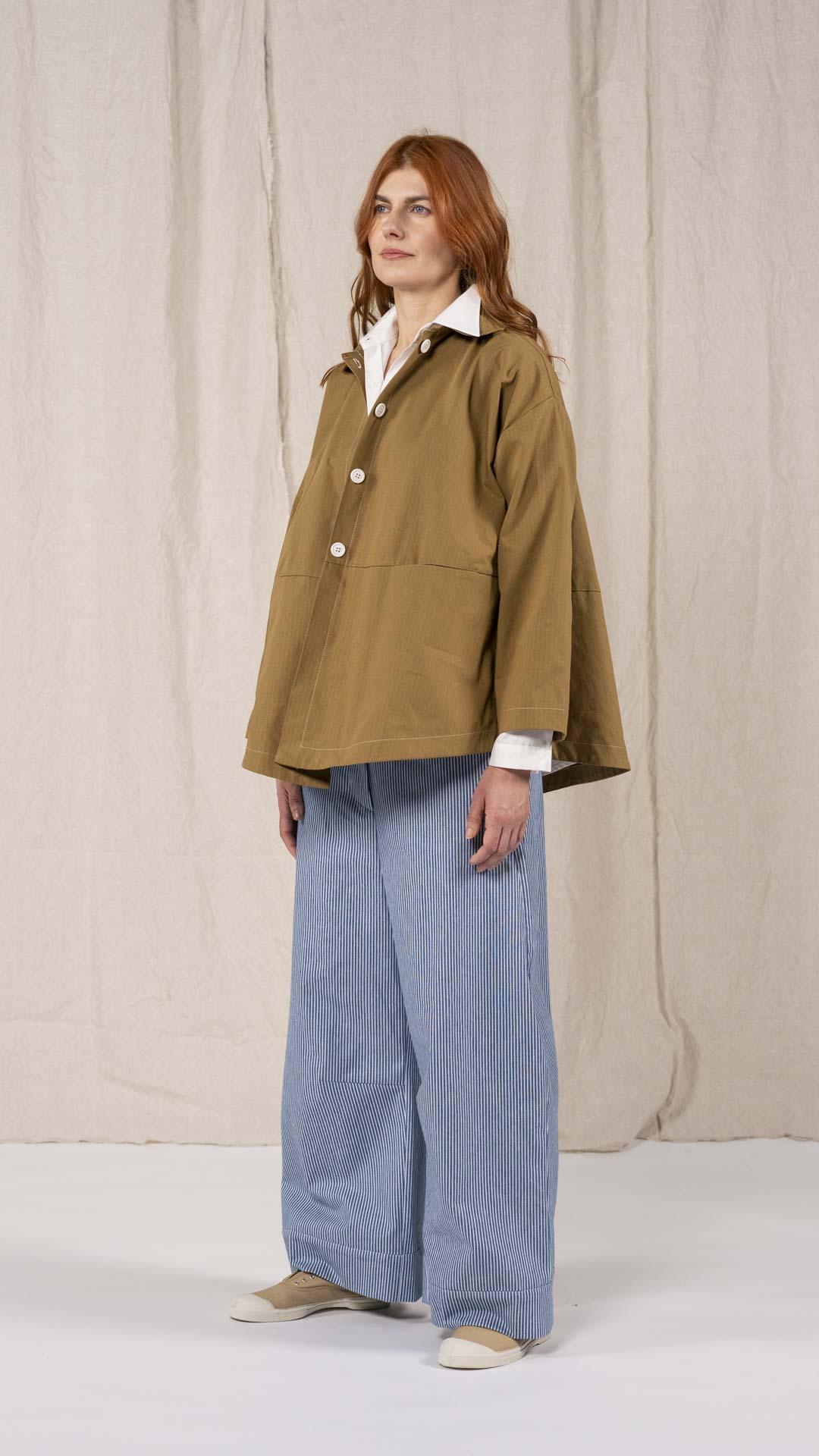 immagine pantalone spillo denim chiaro