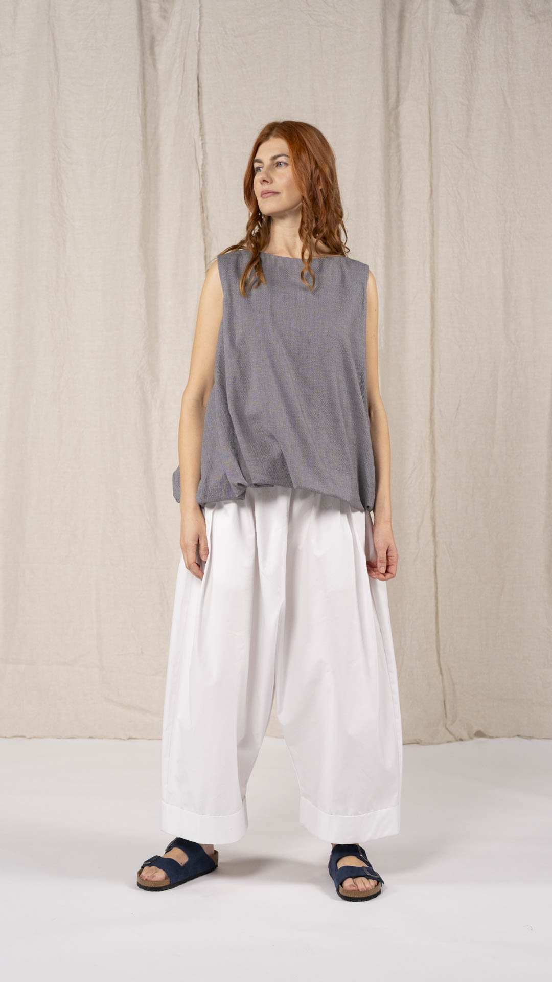 immagine top frou frou fantasia blu